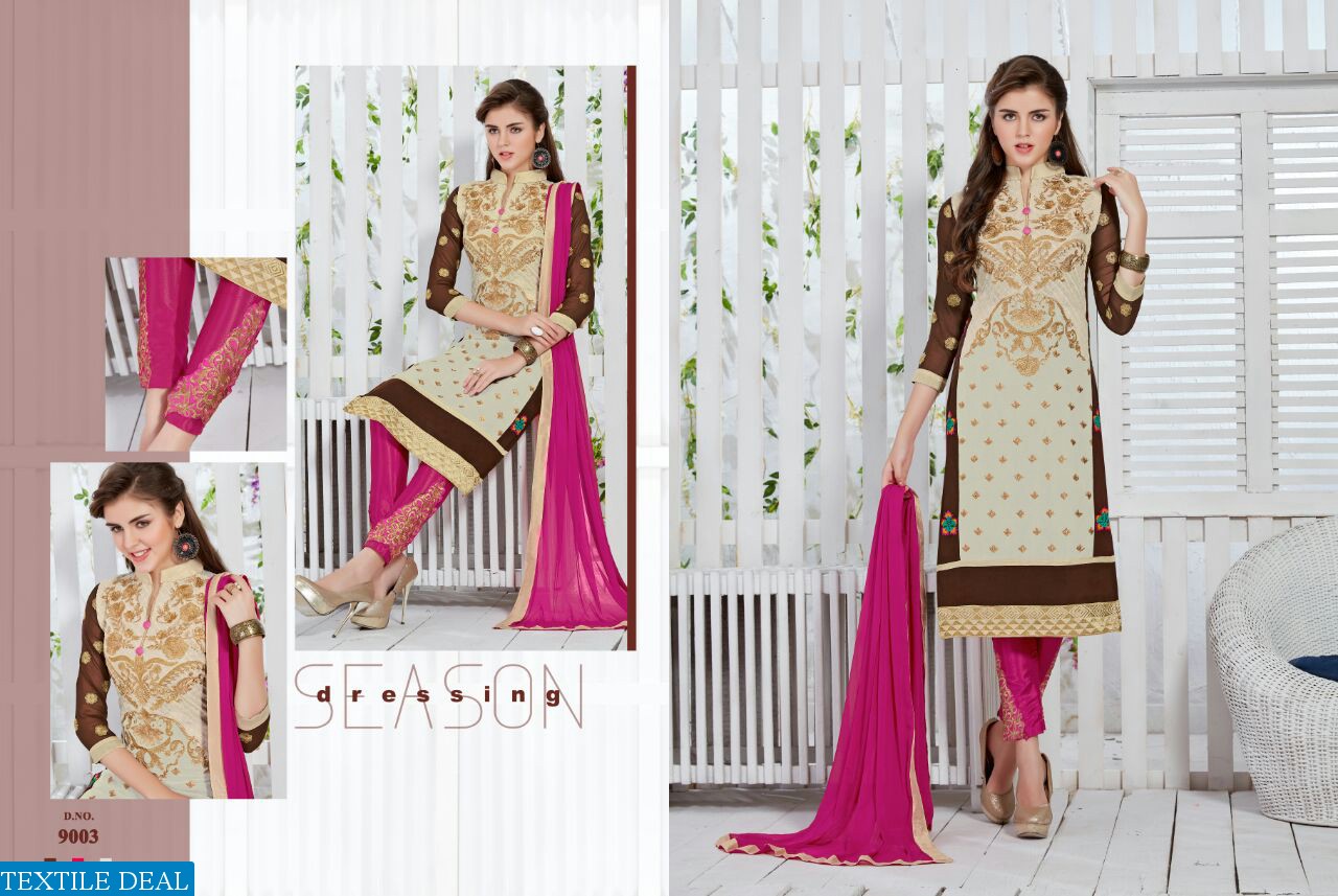 Samira Wholesale pure Georgette Fancy salwar suits